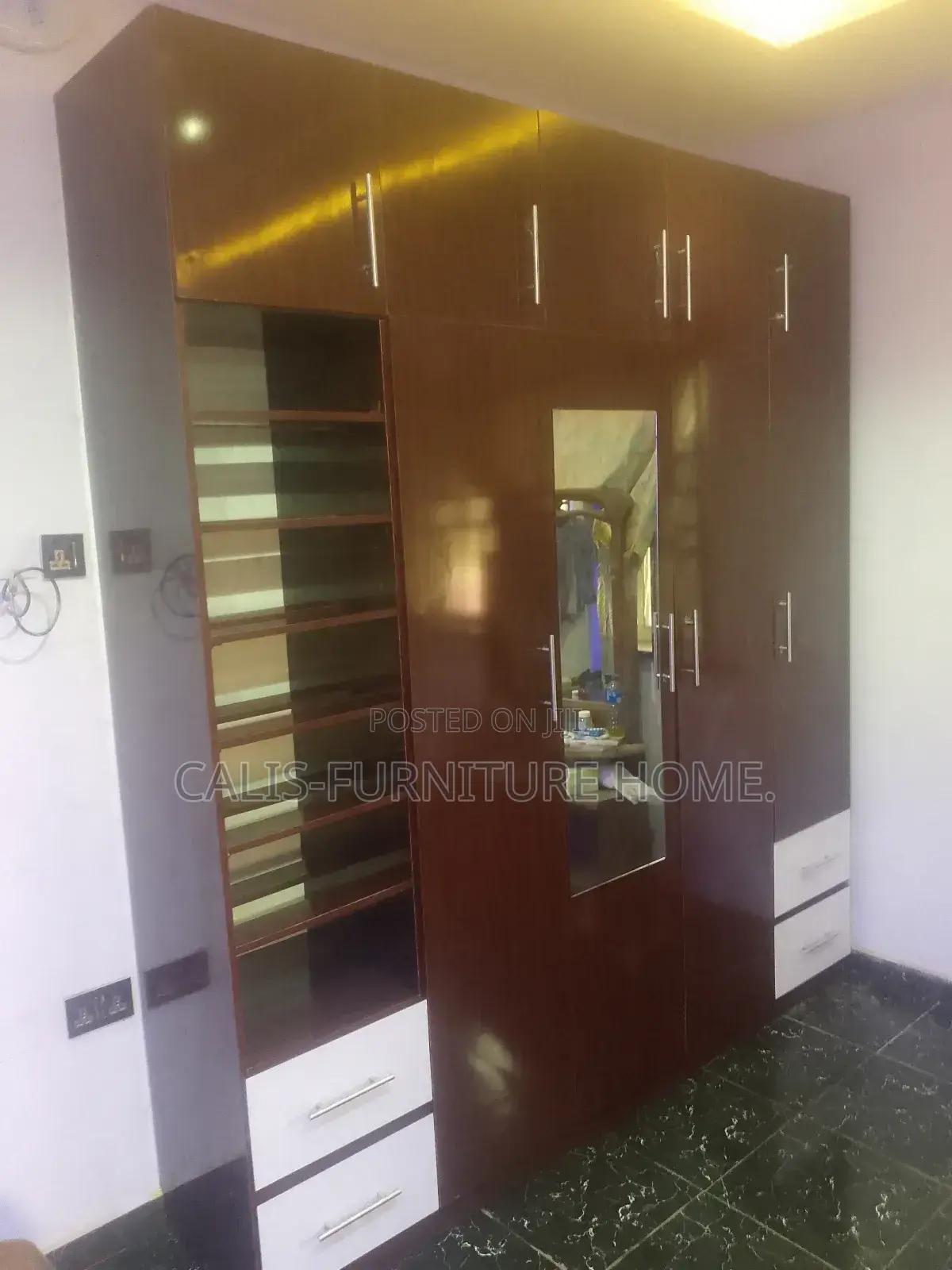 8ft X 7ft Wardrobe (Brown Color)