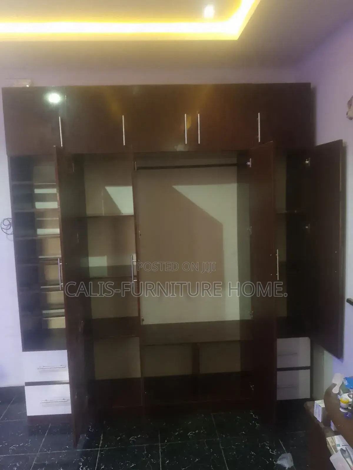 8ft X 7ft Wardrobe (Brown Color)