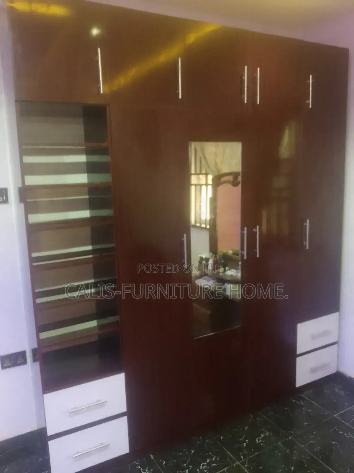 8ft X 7ft Wardrobe (Brown Color)