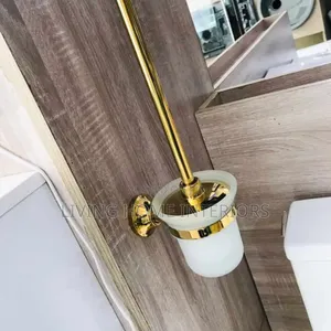 Golden Toilet Brush