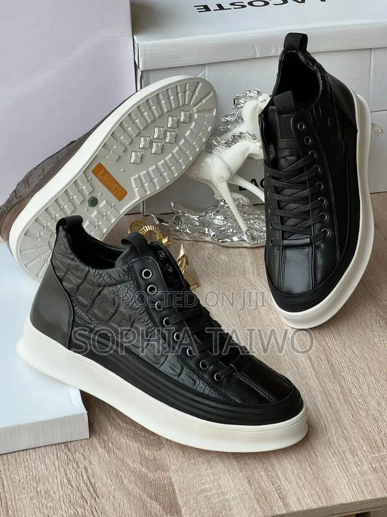 Leather Men Mid Ankle Comfy Shoe