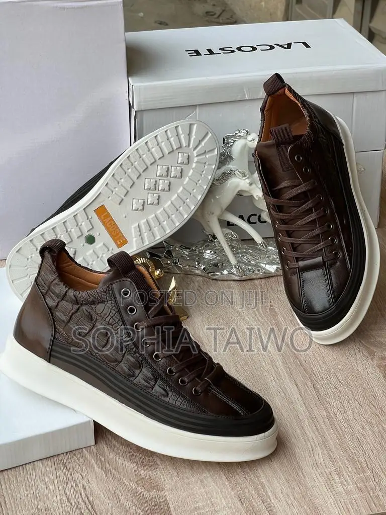 Leather Men Mid Ankle Comfy Shoe