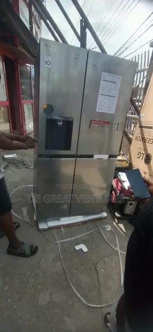 Brand New Lg Side-by-Side Refrigerator✓647l✓Dispenser✓Silver