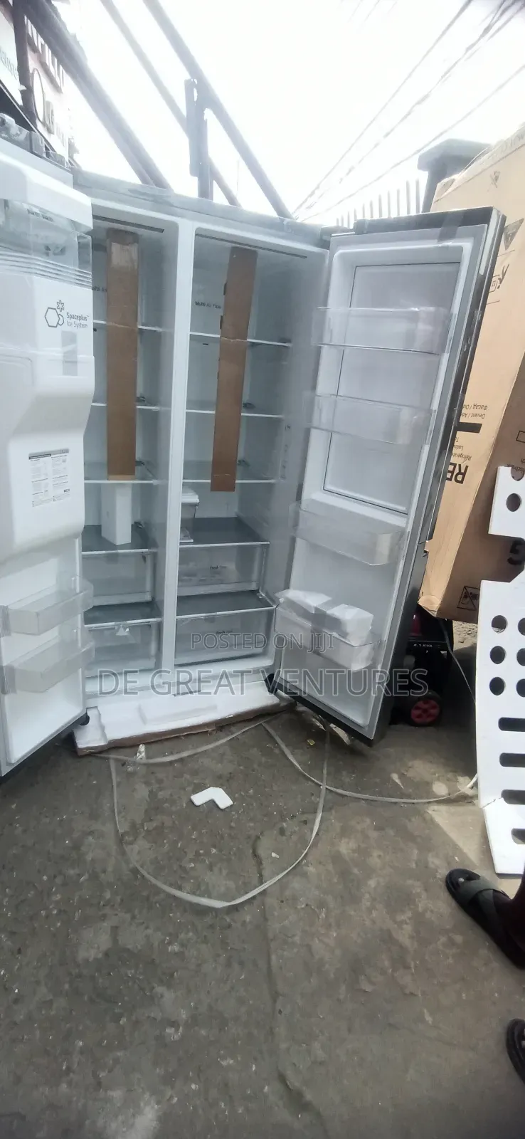 Brand New Lg Side-by-Side Refrigerator✓647l✓Dispenser✓Silver