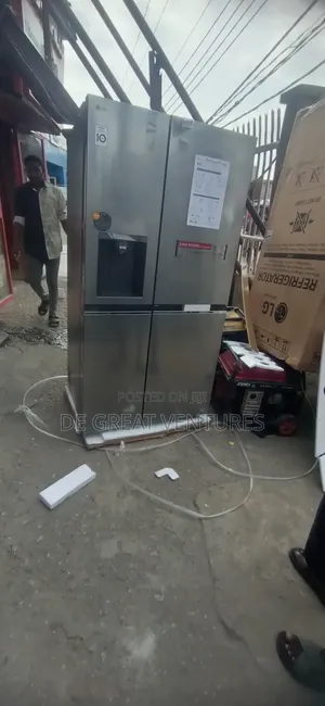 Brand New Lg Side-by-Side Refrigerator✓647l✓Dispenser✓Silver