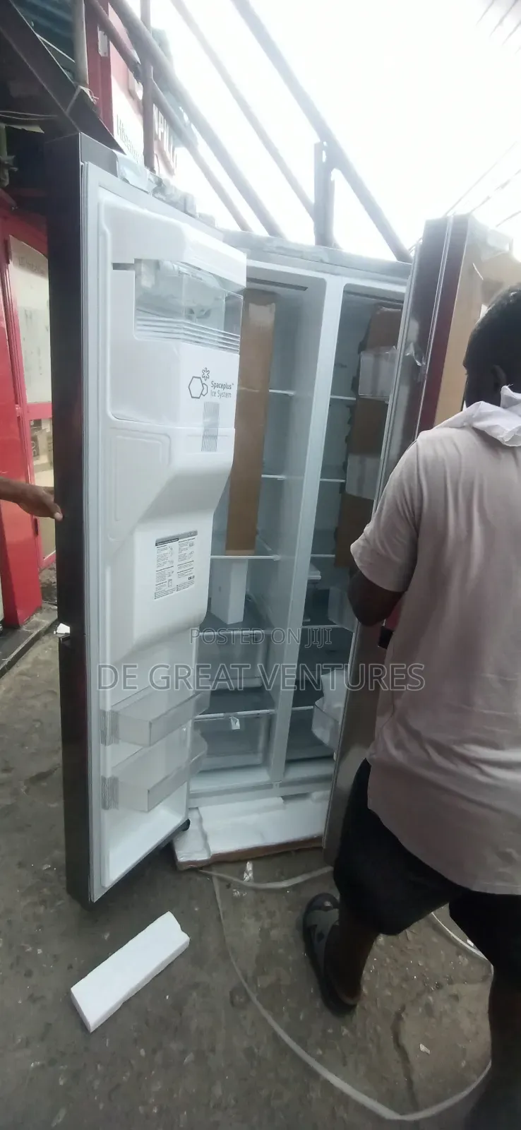 Brand New Lg Side-by-Side Refrigerator✓647l✓Dispenser✓Silver