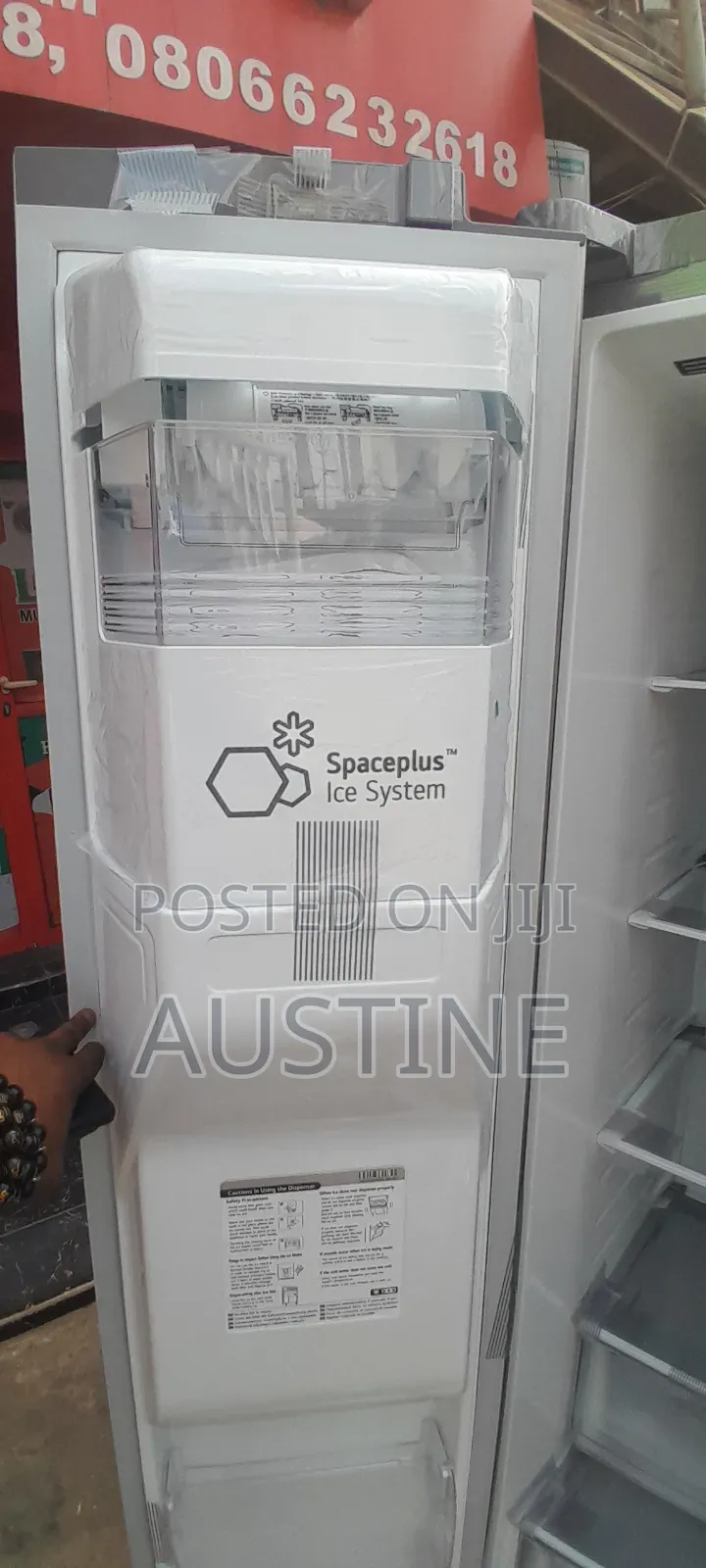 Brand New Lg Side-Side Refrigerator>547l>Dispenser>Silver>