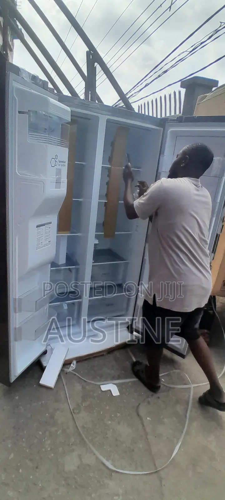 Brand New Lg Side-Side Refrigerator>547l>Dispenser>Silver>