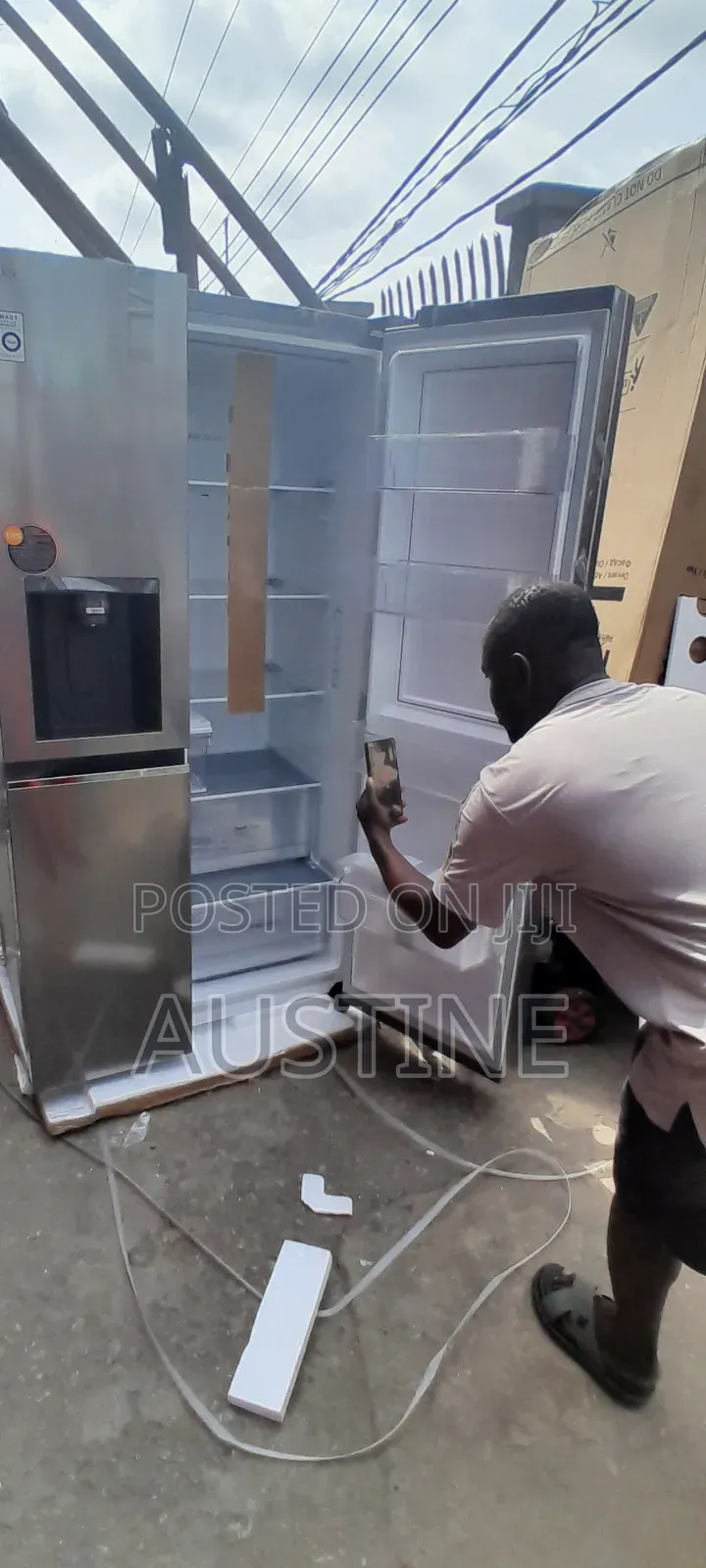 Brand New Lg Side-Side Refrigerator>547l>Dispenser>Silver>