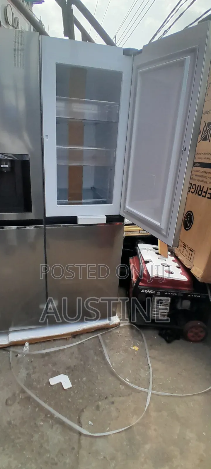 Brand New Lg Side-Side Refrigerator>547l>Dispenser>Silver>