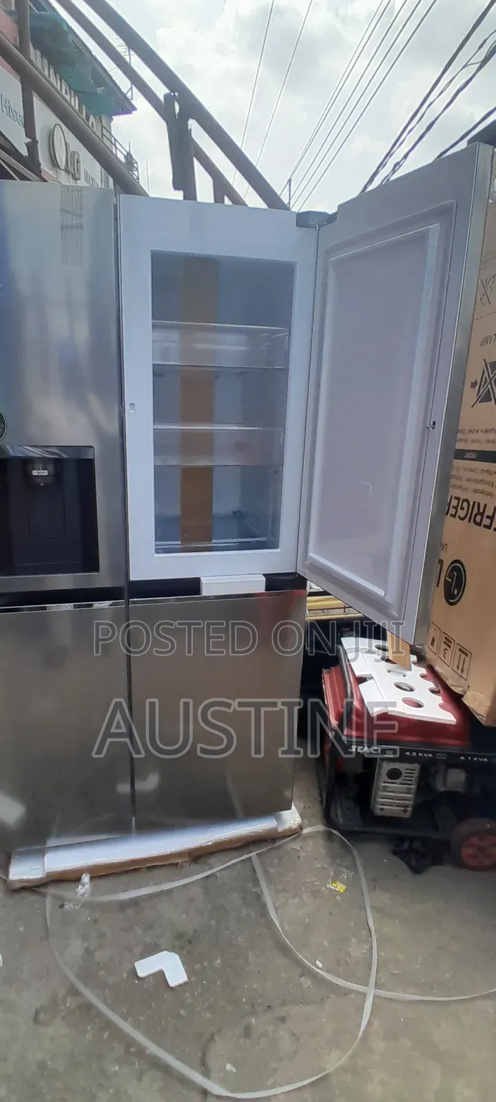Brand New Lg Side-Side Refrigerator>547l>Dispenser>Silver>