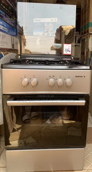 Maxi 4 Gas Burners With Oven Automatic Ignition 60 Liters