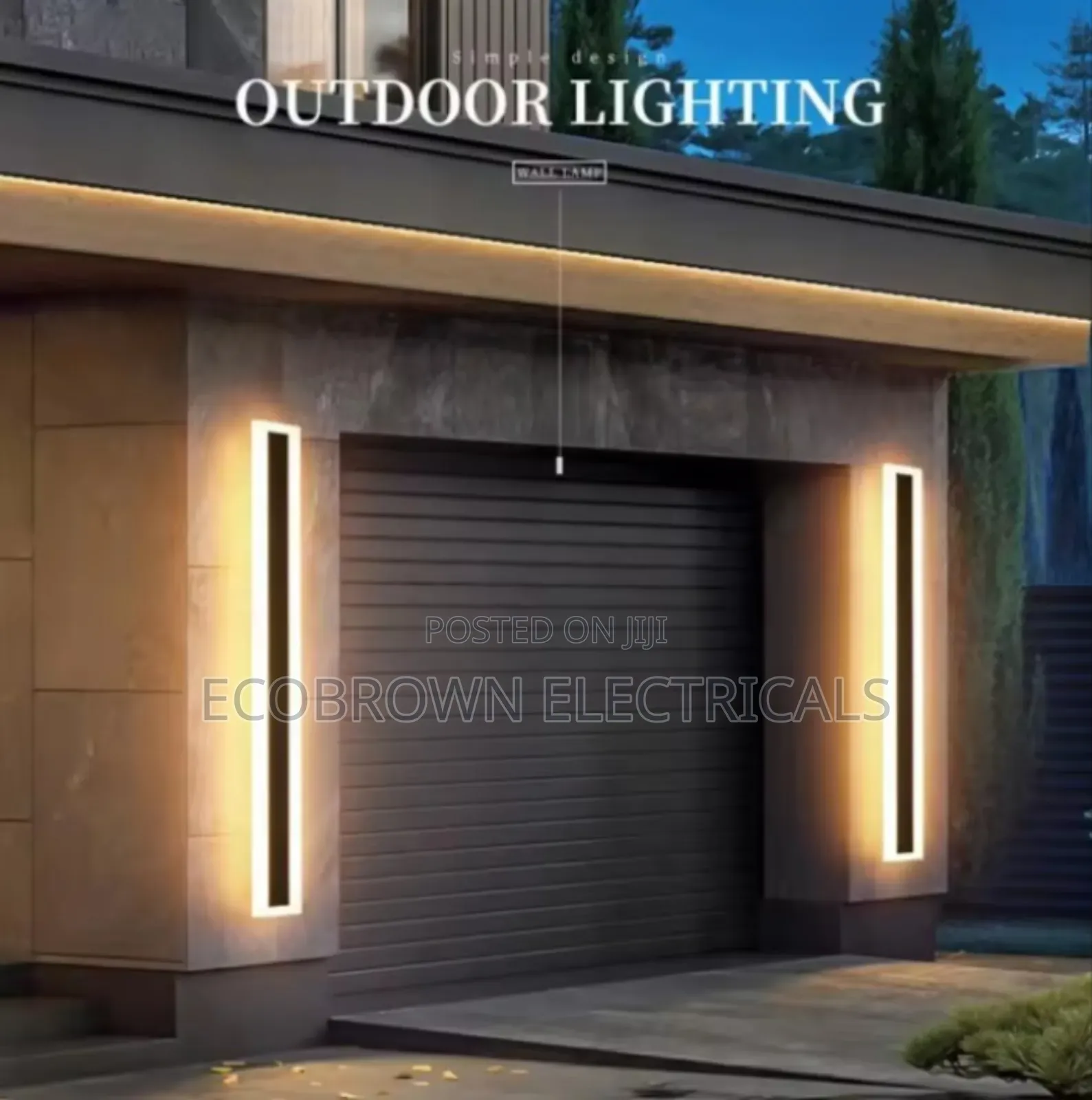 Waterproof Outdoor Decor Wall Lamp 2ft