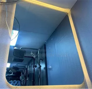 Square Backlit Led Mirrors With 3 Color Lights