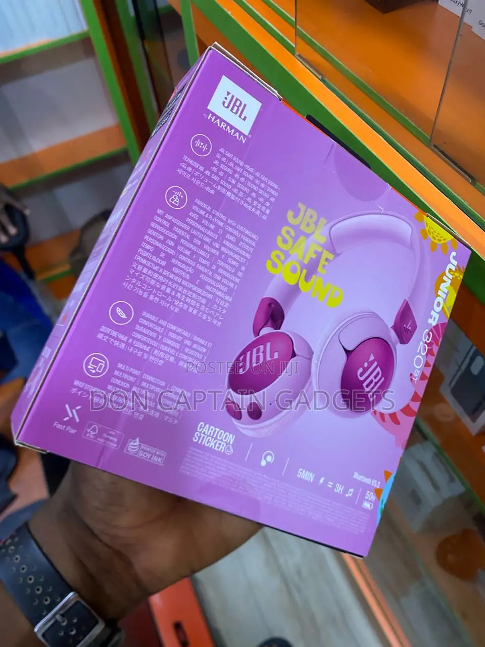 JBL Junior 320bt Bluetooth Kids Headband