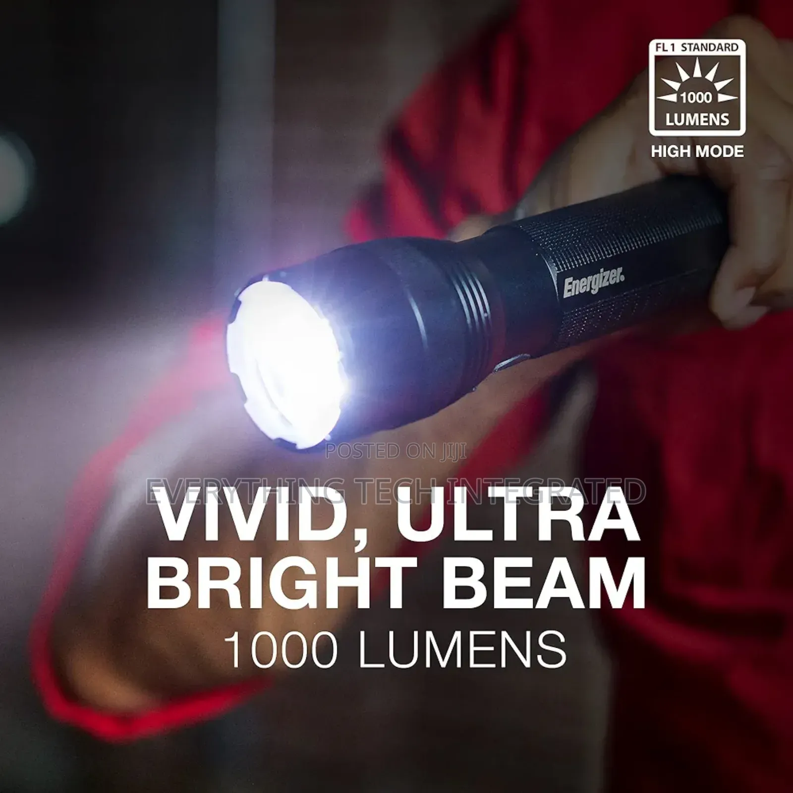 Energizer Tacr-1000 Led Tactical Flashlight, Bright
