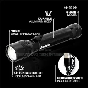 Energizer Tacr-1000 Led Tactical Flashlight, Bright
