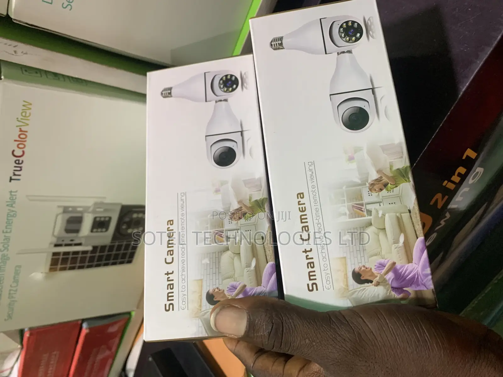 V380pro Smart Wi-Fi Bulb Camera With Auto-Tracking