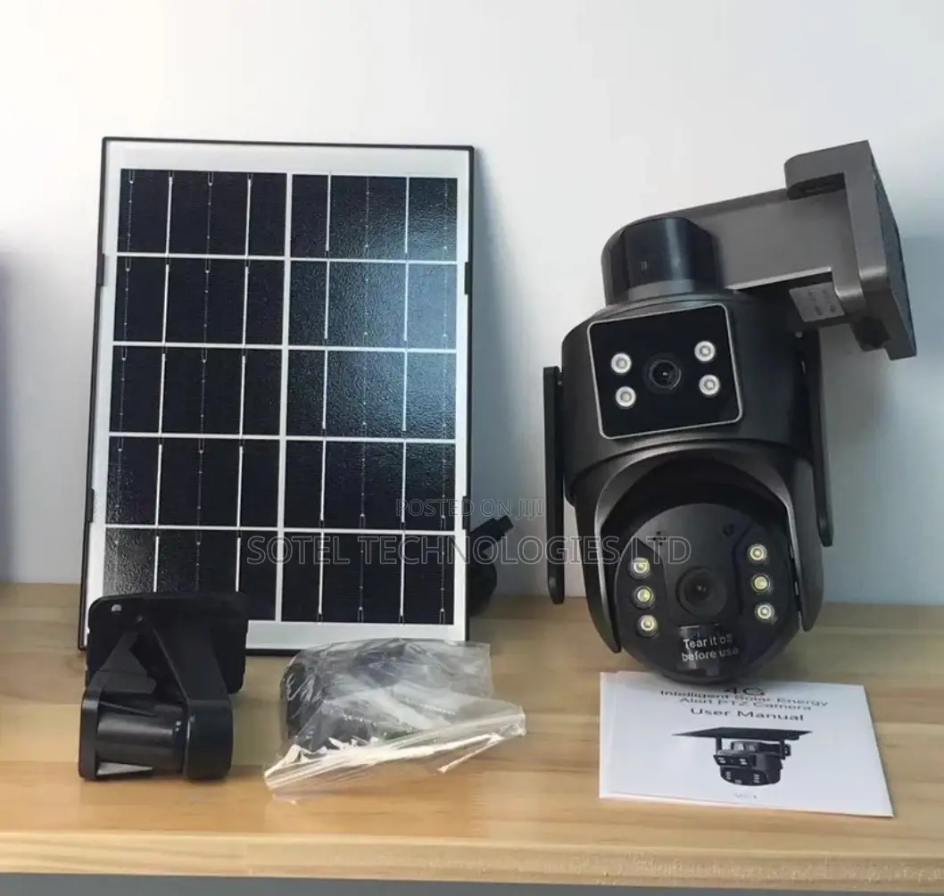 5mp Ubox Double Lens Solar Camera With Free Sim
