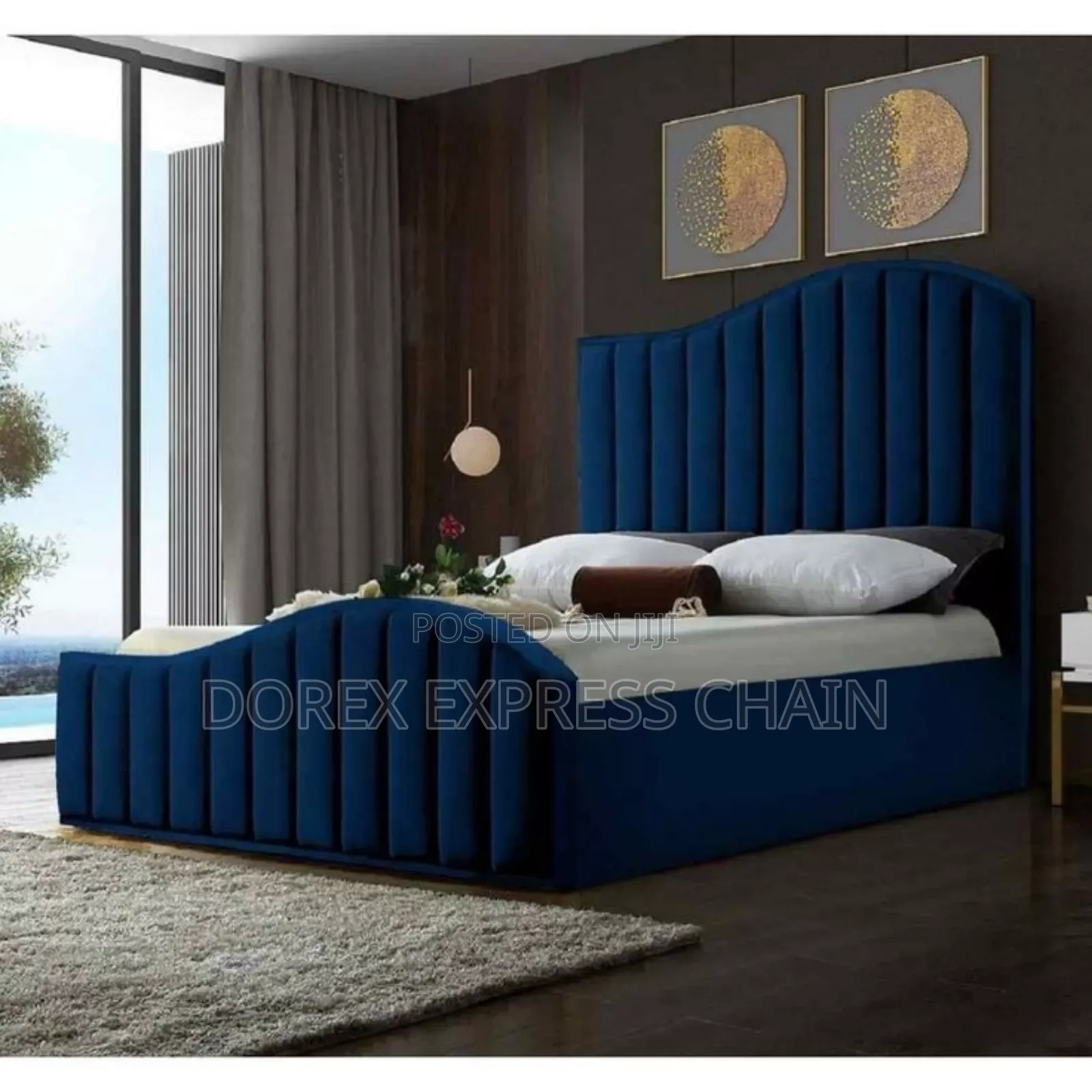 Dorex Upholstered Platform Bed