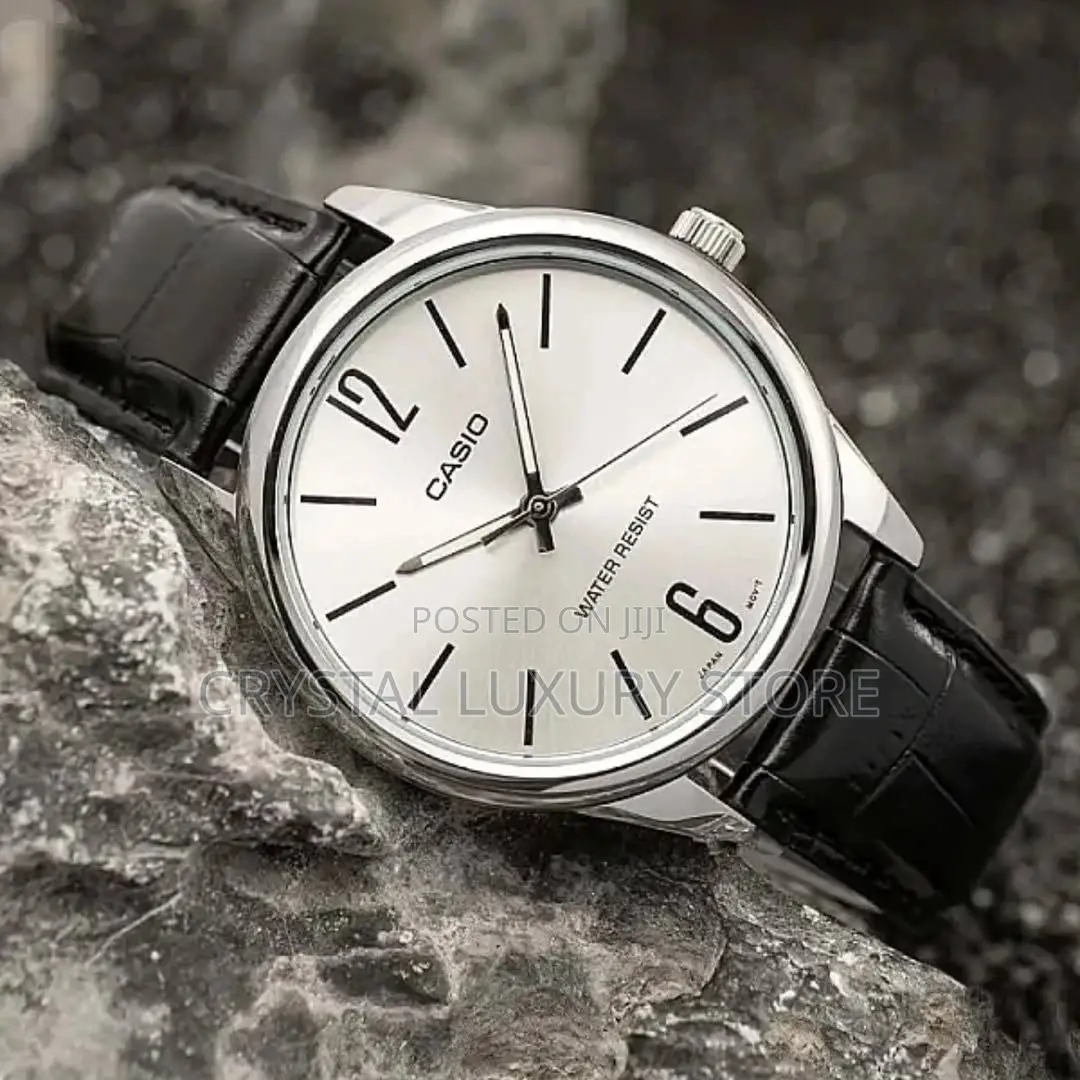 Authentic Quality Luxury Casio Genuine Leather Wristwatch