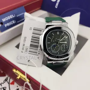 Patek Philippe Quality Men Genuine Leather Wristwatch