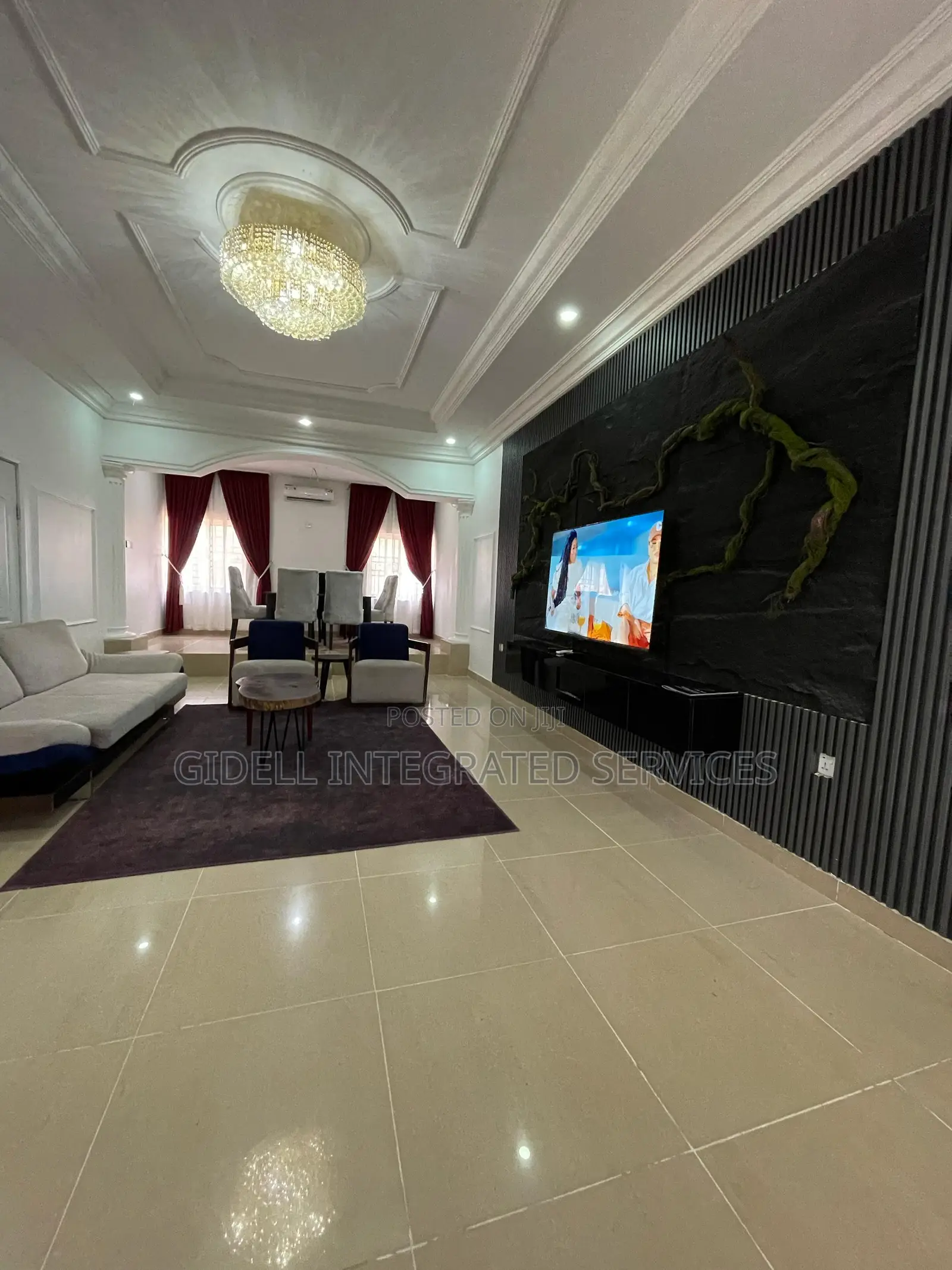 Furnished 3bdrm House in Wuse 2 for rent