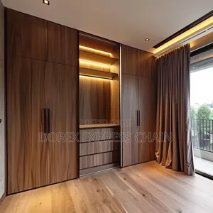 Modern Veneer Bedroom Wardrobe