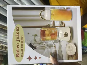 Retro Juicer With Double Cup Rechargeable