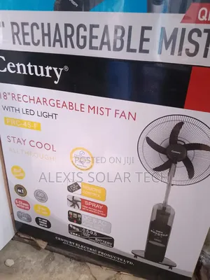 Century 18inches Rechargeable Mist Fan