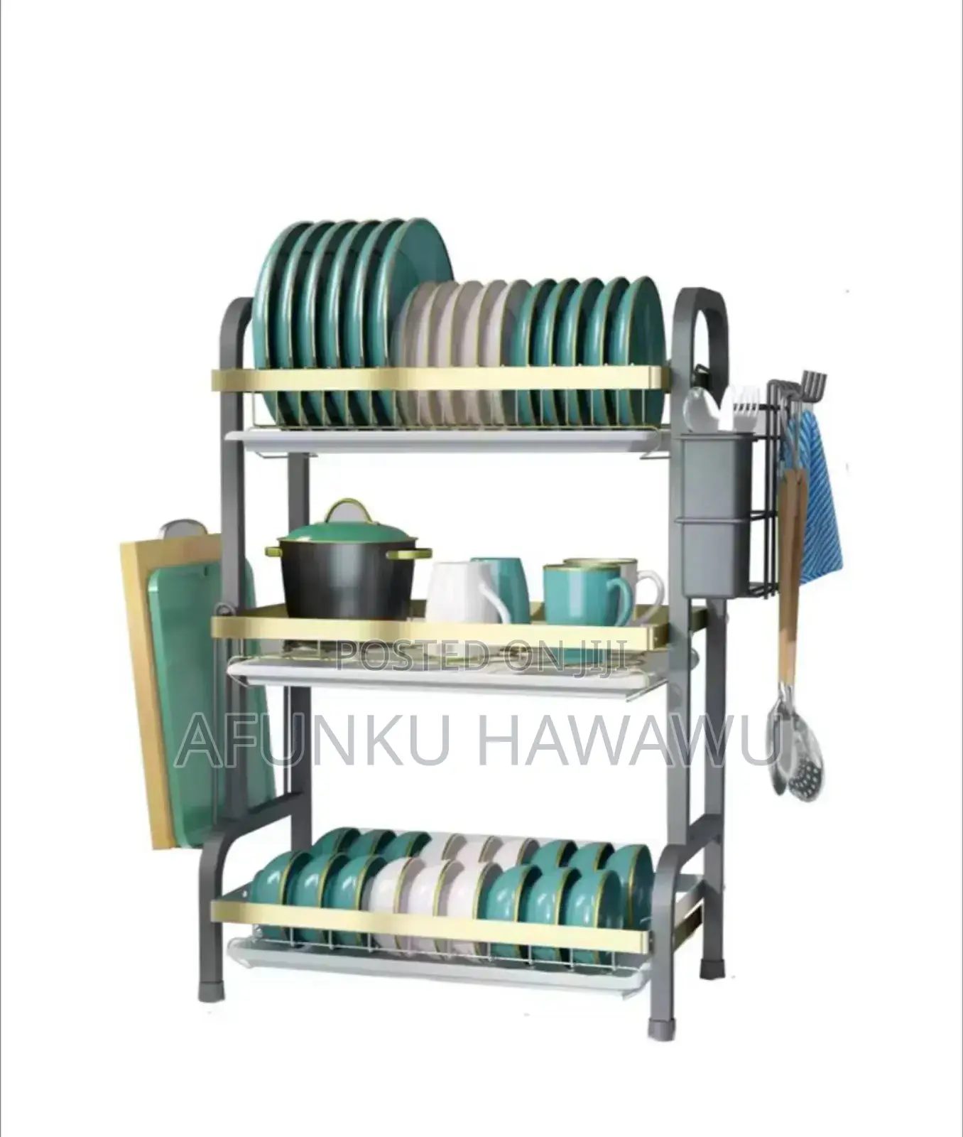 Dish Drying Rack 3-tier Compact