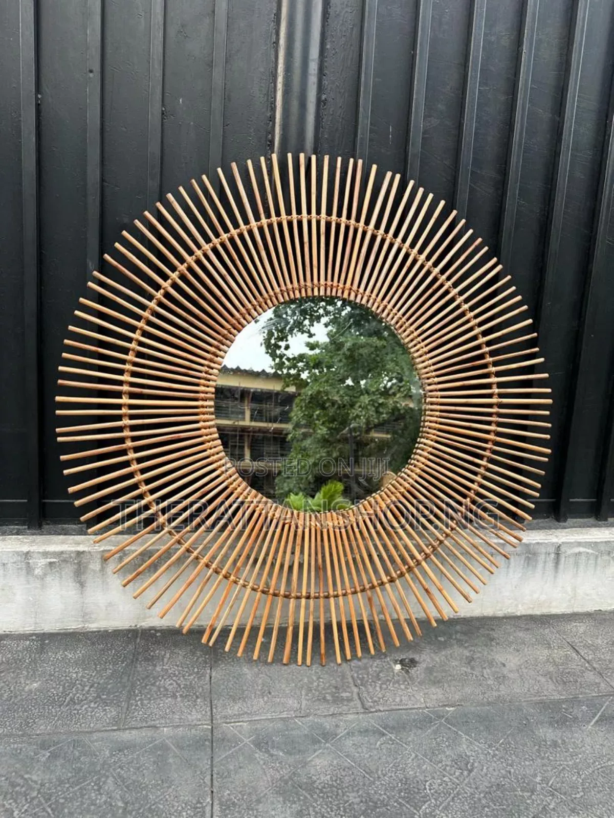 Hand Woven, Cane Crafted Wall Accent Mirrors