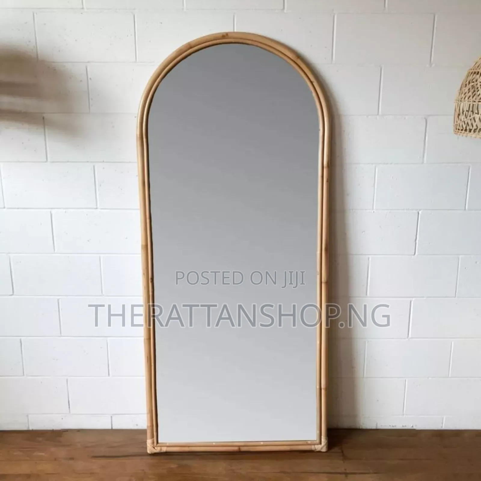 Free Standing, Handcrafted, Long Cane Mirrors