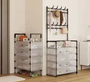 7 Layers Multifunction Shoe Rack (Dustproof)