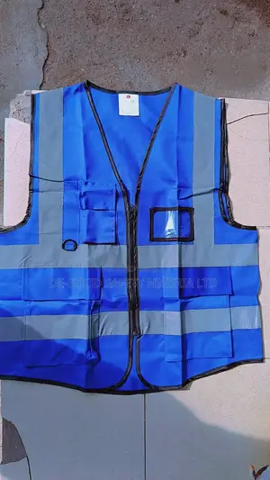 Reflective Safety Jacket With Zipper