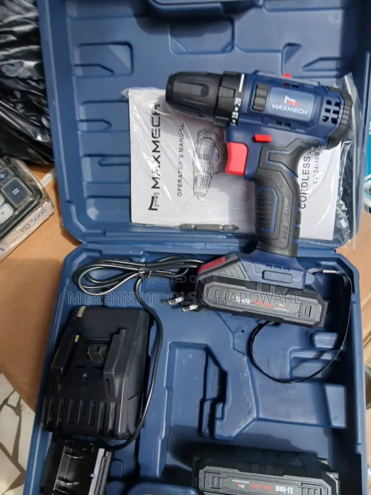Cordless Battery Drill Machine 24v Maxmec