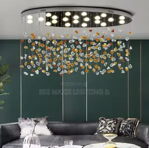 Modern Crystal Stone Chandelier