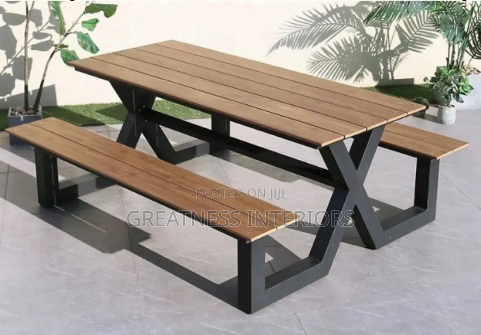 Quality Imported Outdoor Restaurant Bench Chair