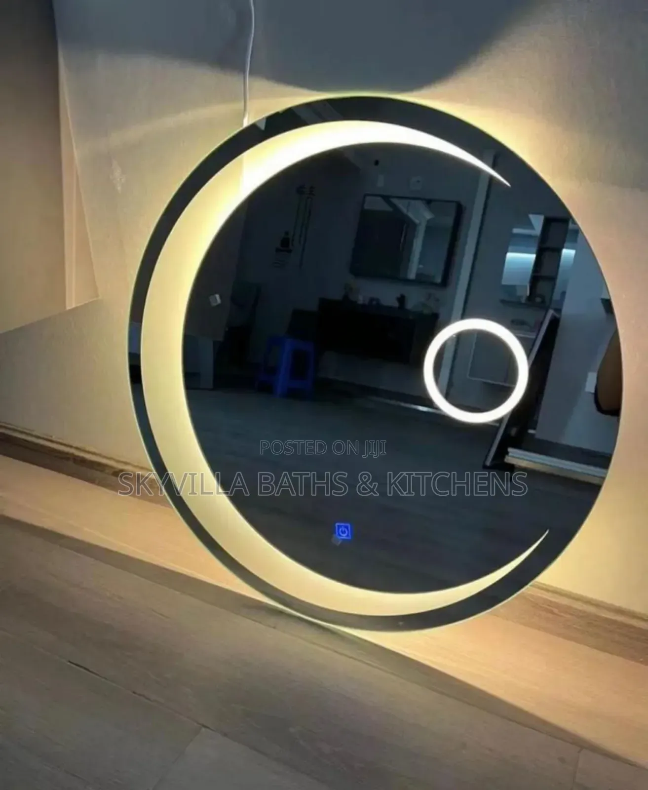Halfmoon Led Mirror