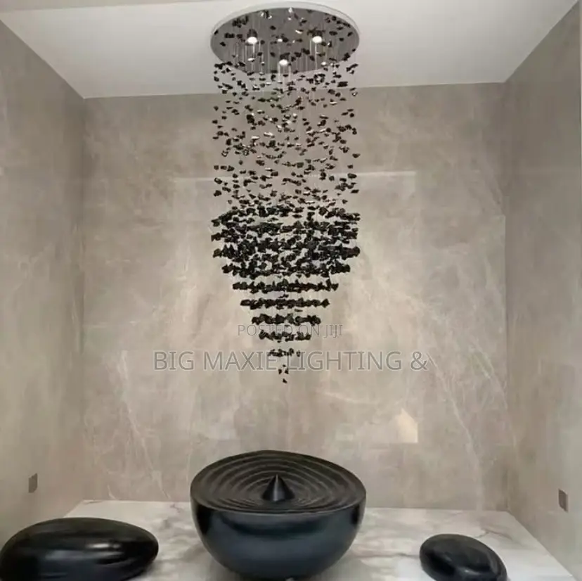 Stone Crystal Led Chandelier
