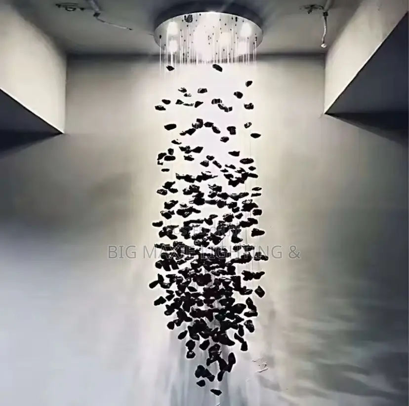 Stone Crystal Led Chandelier