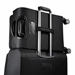 Samsonite Stackit 2-Piece Softside Spinner Luggage Set Black