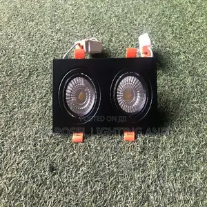 Double Square Recess Pop Spotlight Fitting Light