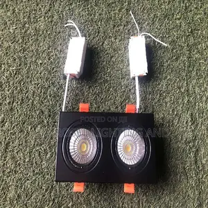Double Square Recess Pop Spotlight Fitting Light