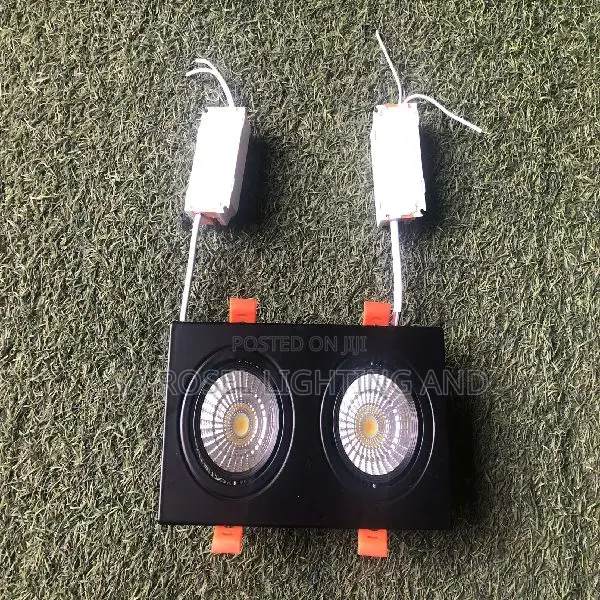 Double Square Recess Pop Spotlight Fitting Light