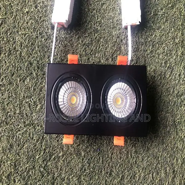 Double Square Recess Pop Spotlight Fitting Light