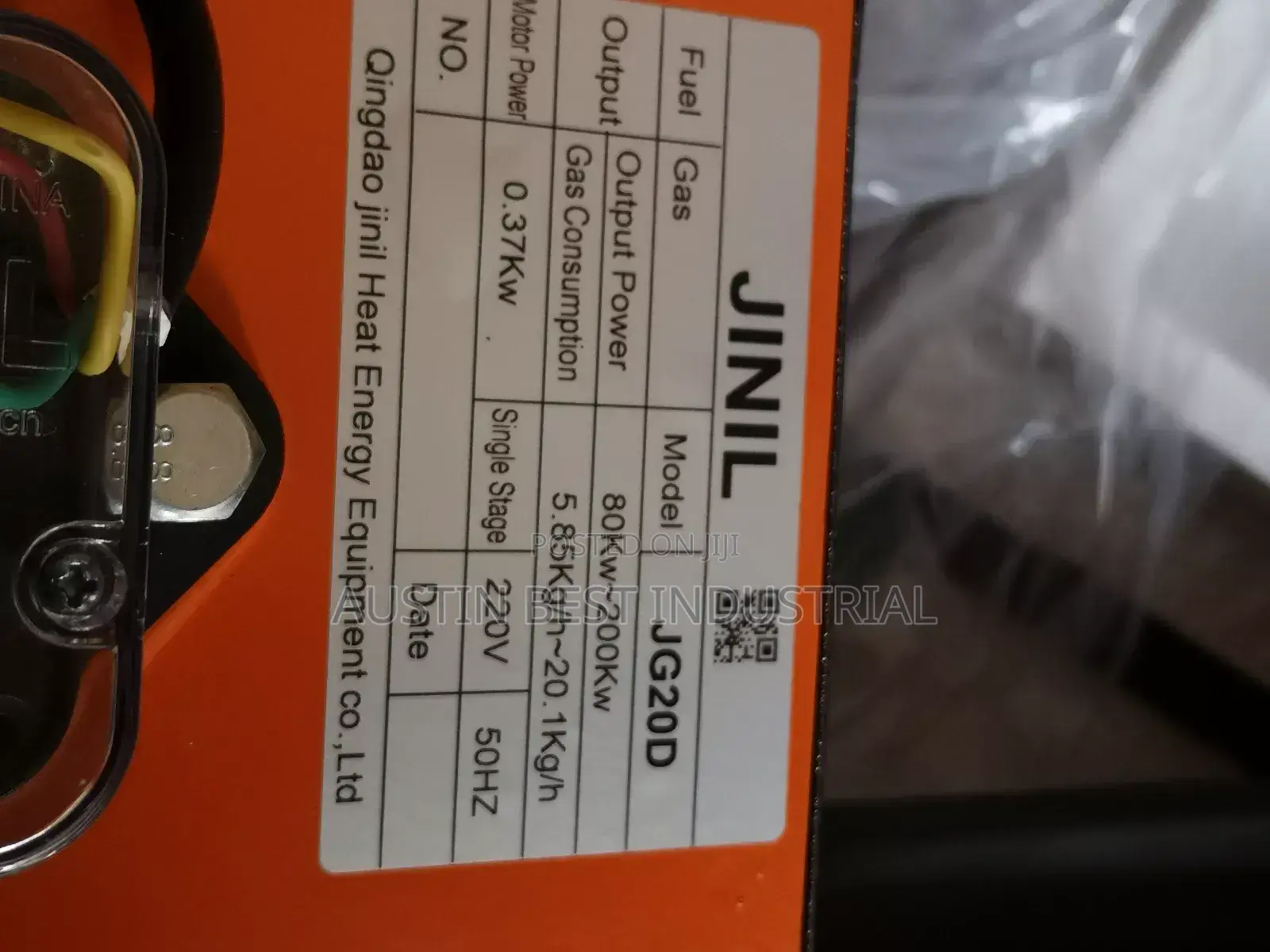Electric Industrial Gas Burner Jg 20 D