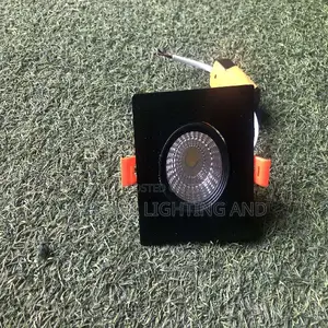 7w Single Square Recess Spotlight Pop Fitting