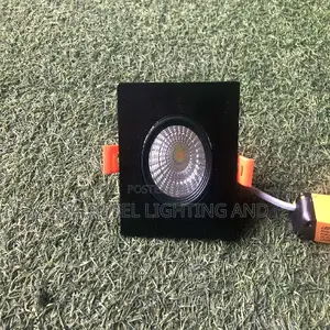 7w Single Square Recess Spotlight Pop Fitting
