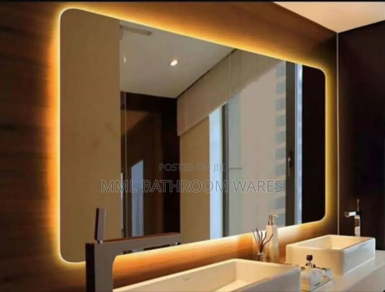 Backlit Led Mirrors With Three Color Options 120cm X70cm